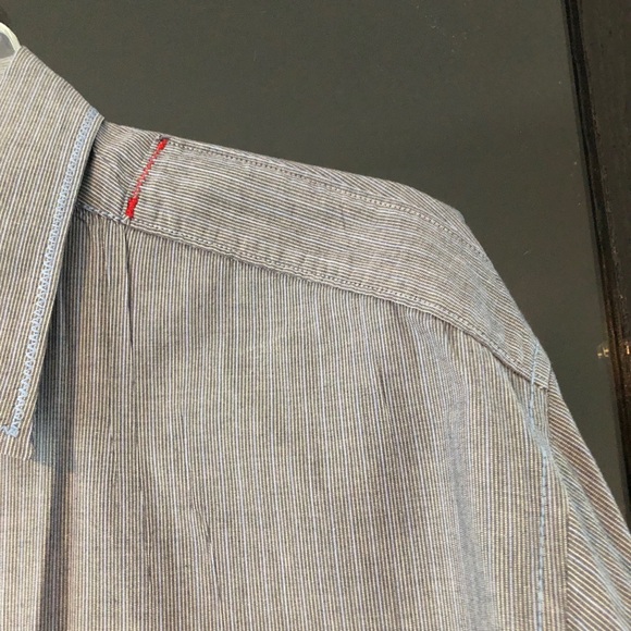 Pronto Uomo Blue button down men’s - Picture 2 of 7